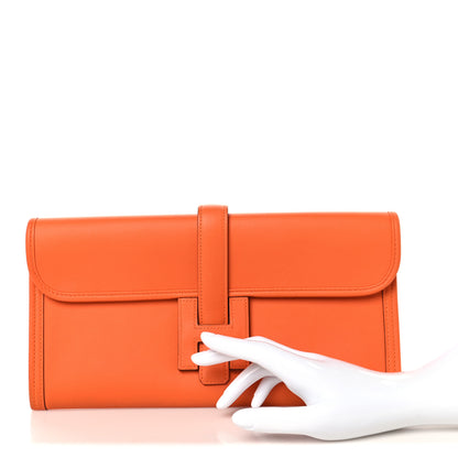 Hermes Swift Jige Elan 29 Clutch Orange 2 of 7