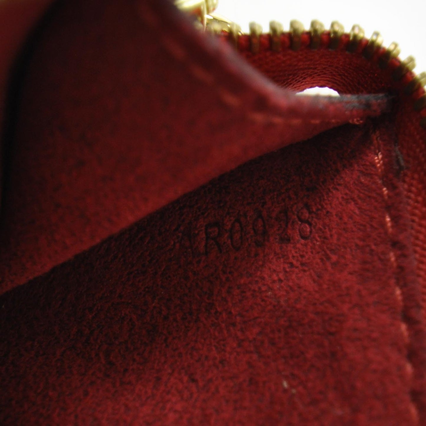 Epi Pochette Accessories Bag Red