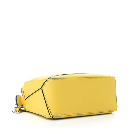 Loewe Calfskin Mini Puzzle Bag Yellow 4 of 8