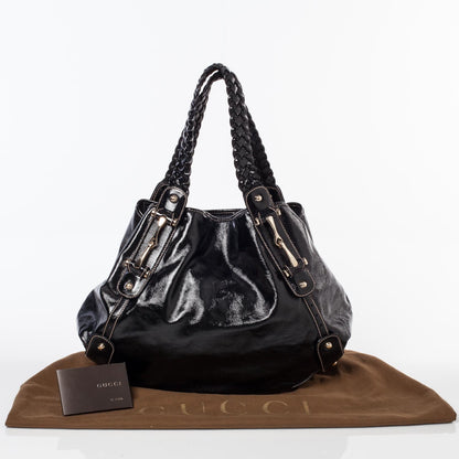 Gucci Patent Leather Medium Pelham Black 10 of 10