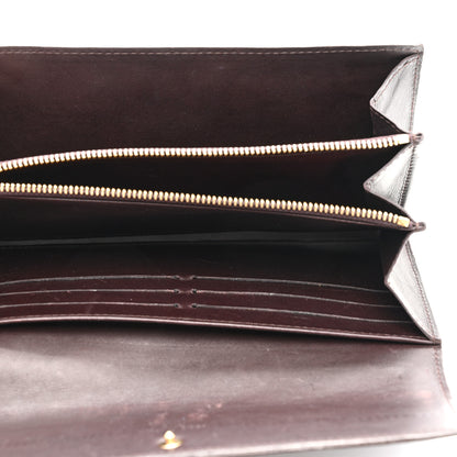 Louis Vuitton Vernis Sarah Wallet Amarante 5 of 7