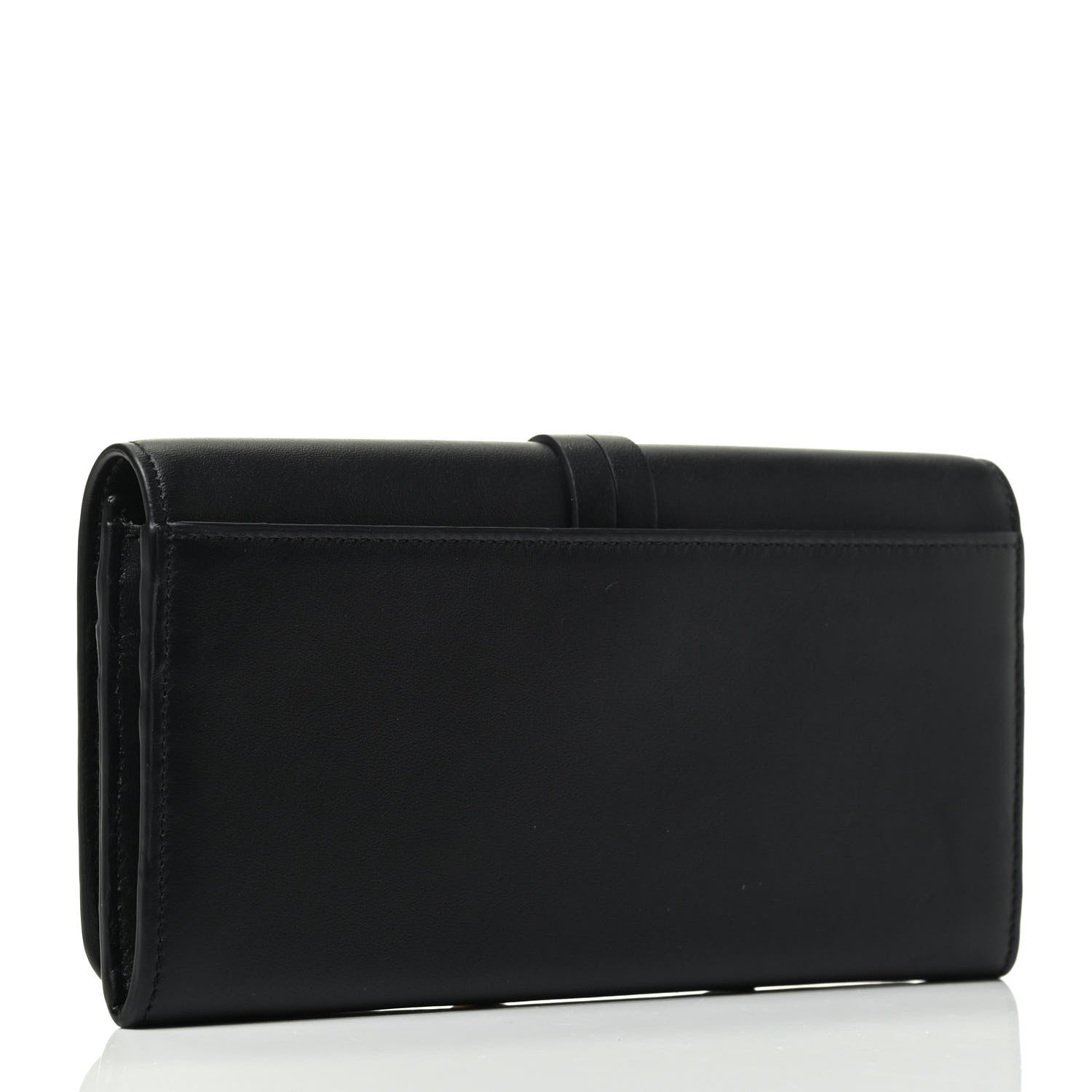 Chloe Smooth Calfskin Alphabet Long Wallet Black 2 of 5