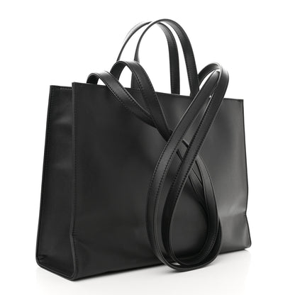 Telfar Vegan Leather Medium Shopping Bag Black 3 of 10