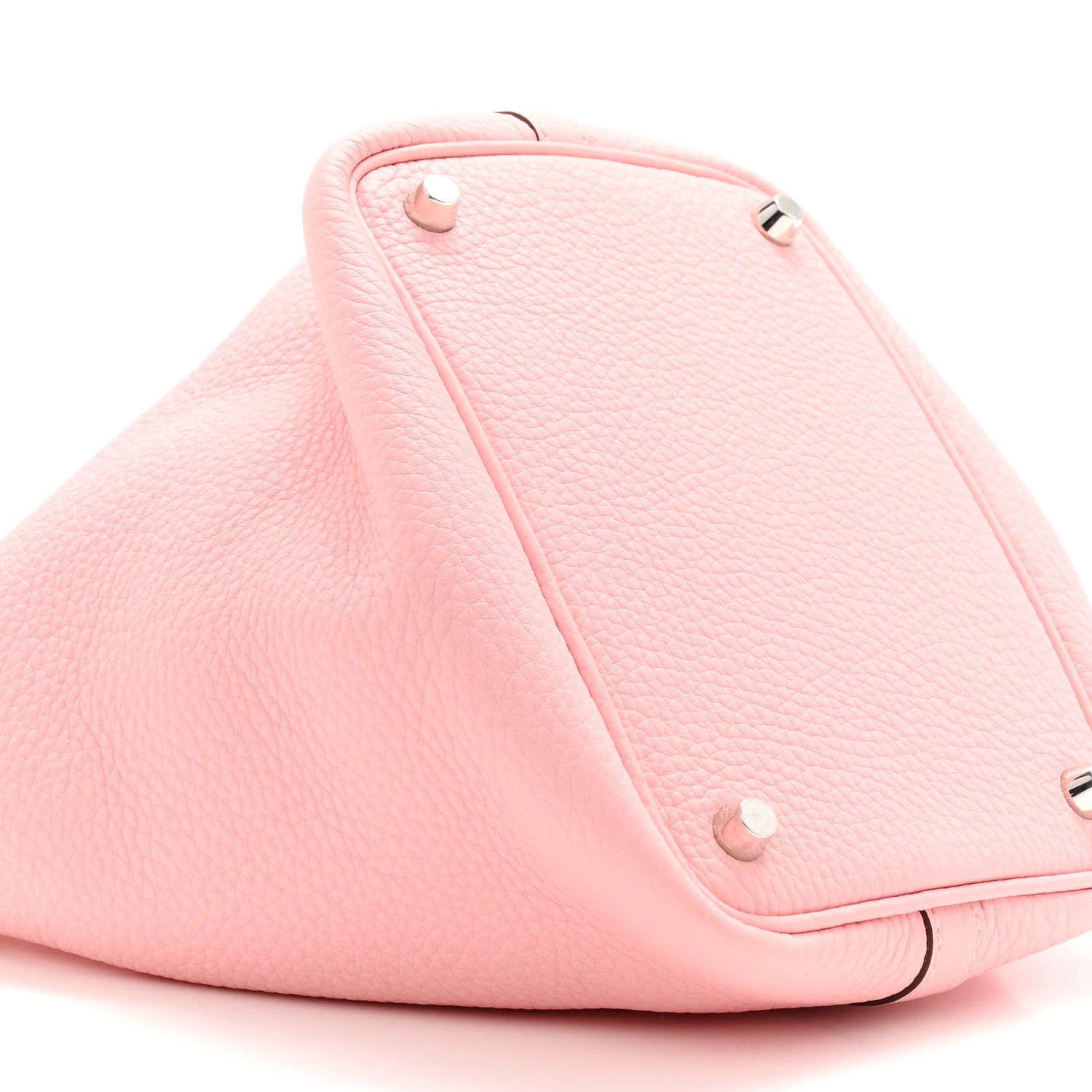 Hermes Taurillon Clemence Picotin Lock 18 PM Rose Sakura 9 of 11