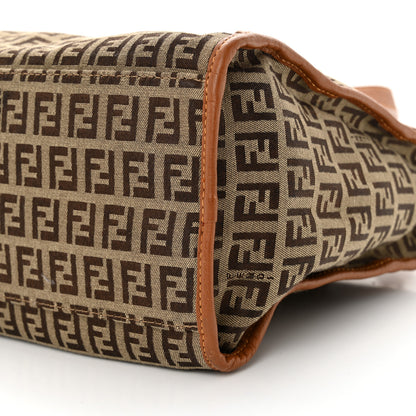 Fendi Zucchino Shoulder Bag Brown 10 of 11