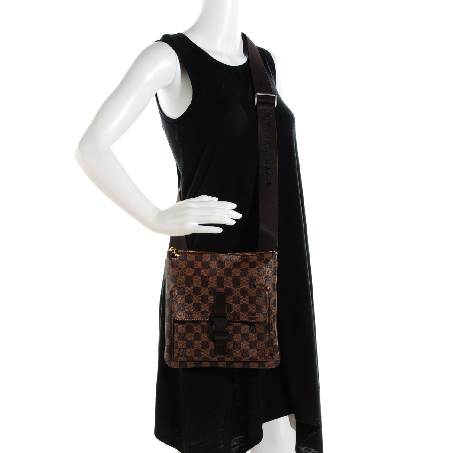 Louis Vuitton Damier Ebene Pochette Melville 2 of 8