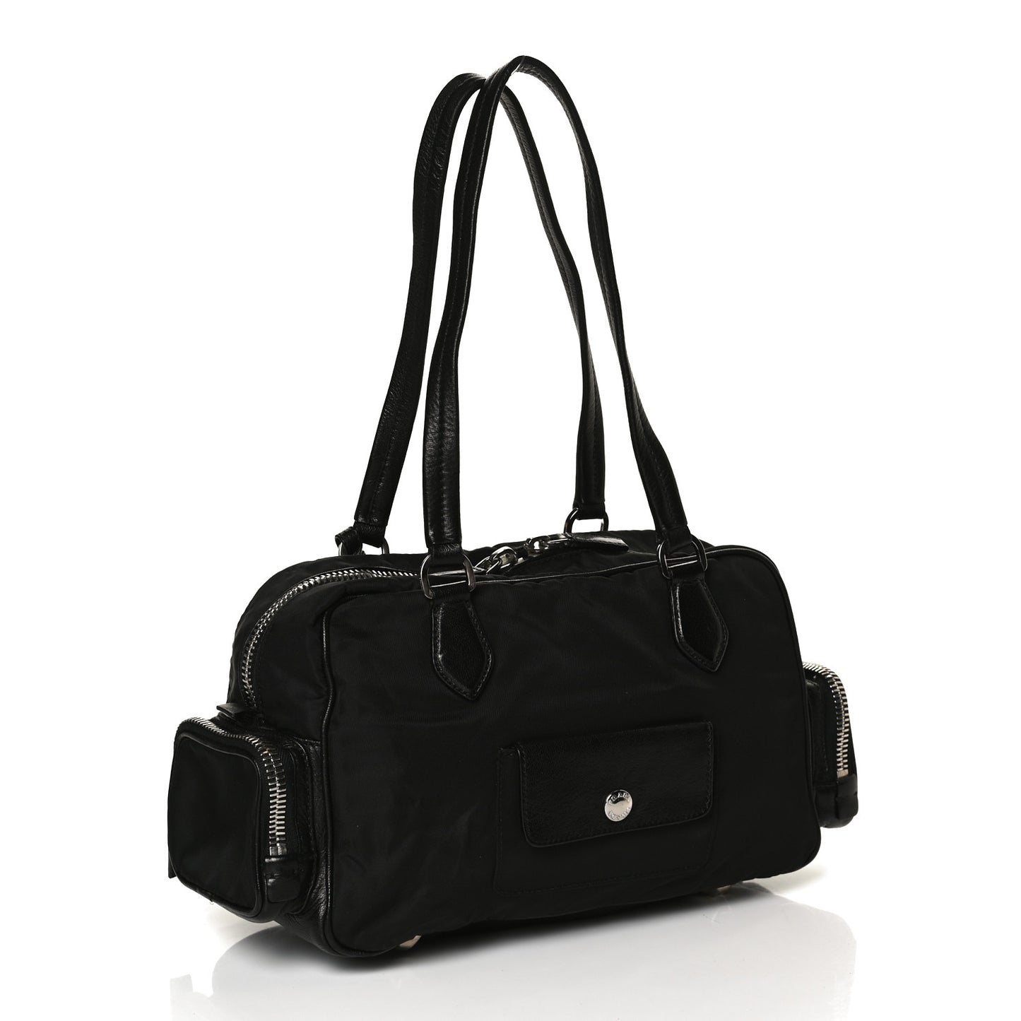 Tessuto Nylon Shoulder Bag Black