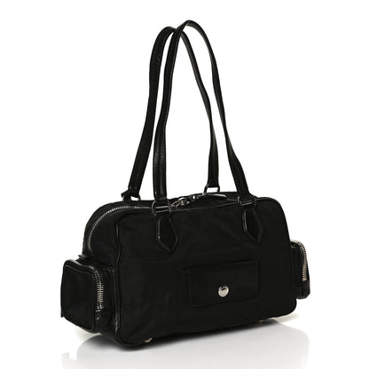 Prada Tessuto Nylon Shoulder Bag Black 2 of 10