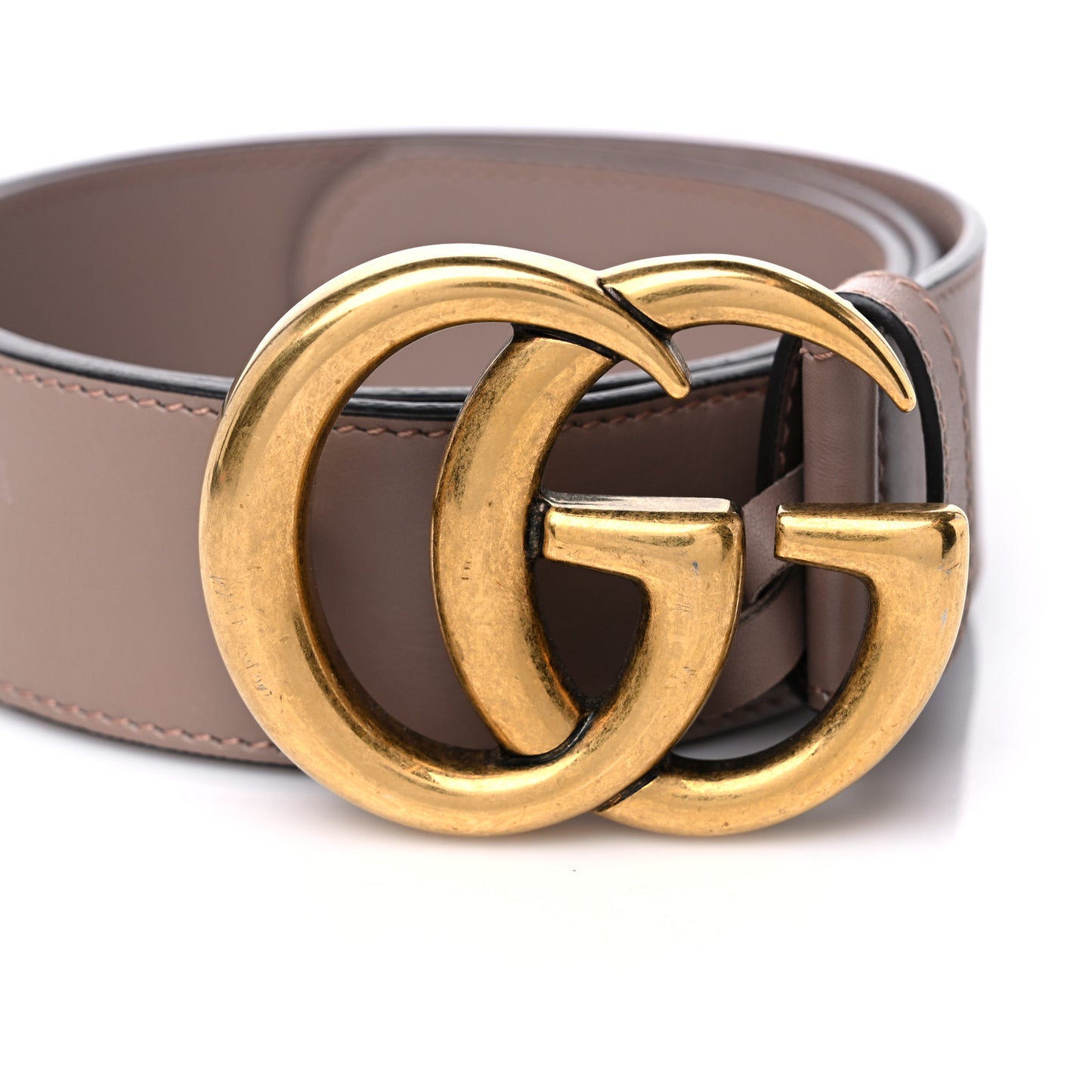 Calfskin Double G 40mm Belt 85 34 Porcelain Rose