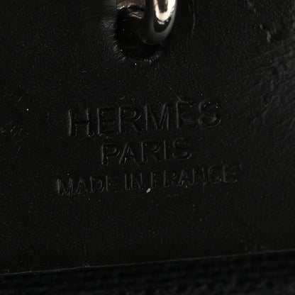 Hermes Military Toile Vache Hunter Herbag Zip PM 31 Black 7 of 11