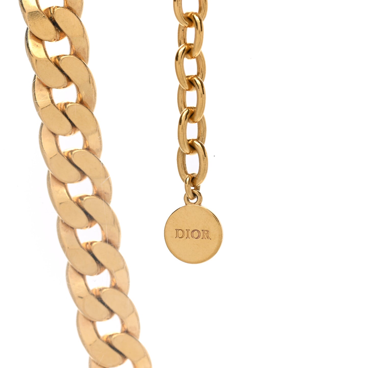 Metal Danseuse Etoile Chain Choker Necklace Gold