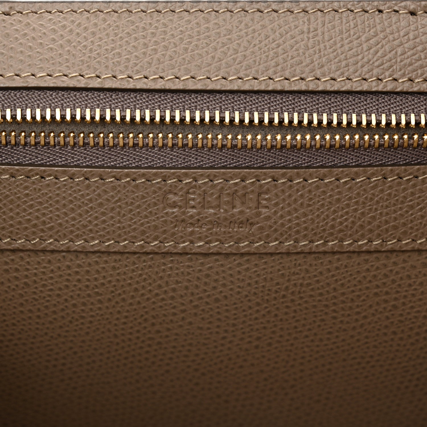 Celine Grained Calfskin Small Vertical Cabas Beige 6 of 9