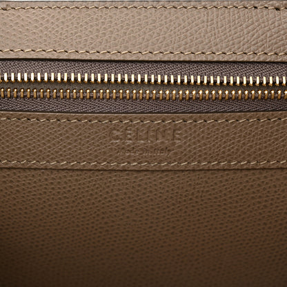 Celine Grained Calfskin Small Vertical Cabas Beige 6 of 9