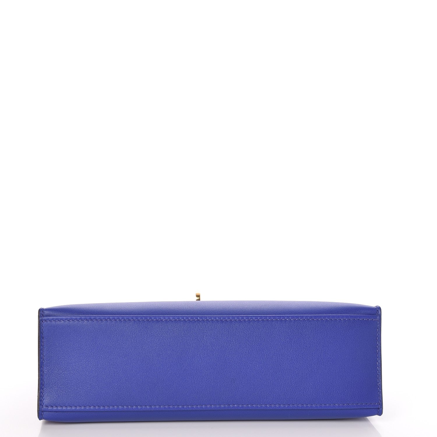 Hermes Swift Kelly Pochette Clutch Bleu Electrique 25 of 26