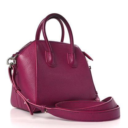 Givenchy Sugar Goatskin Mini Antigona Fig Pink 2 of 13