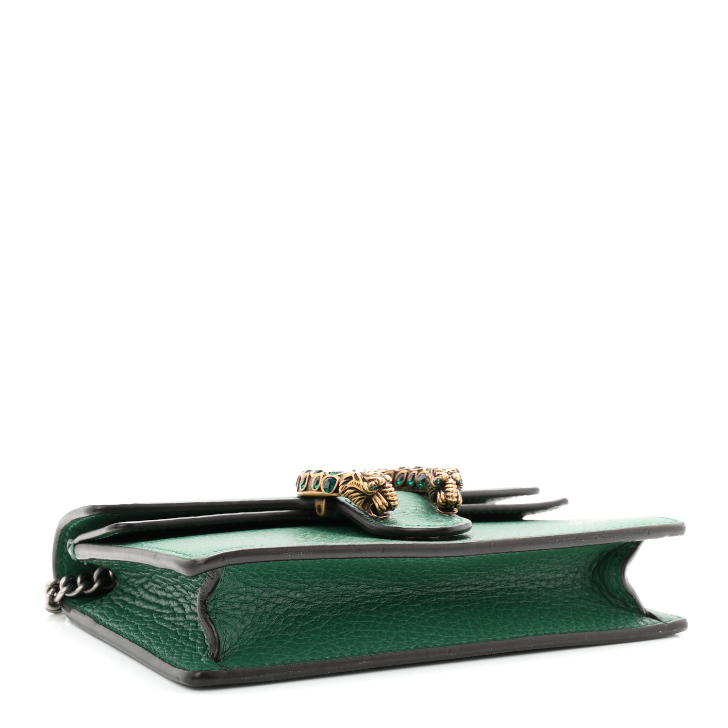Gucci Calfskin Super Mini Dionysus Shoulder Bag Emerald 4 of 9