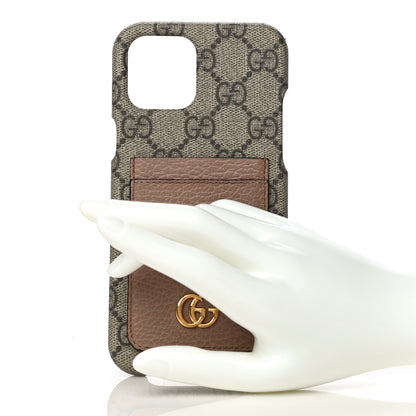 Gucci GG Supreme Monogram Marmont iPhone 12/12 Pro Max Case Dusty Rose 2 of 7