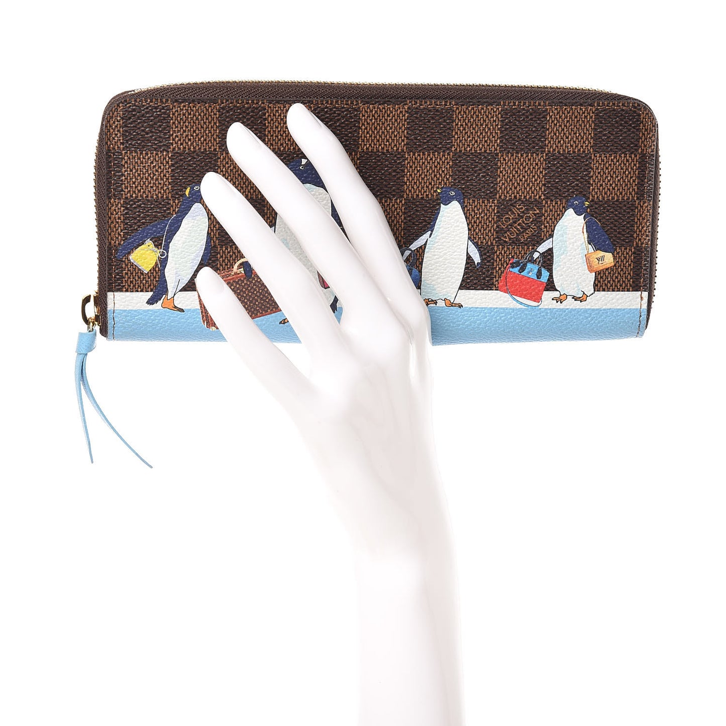 Damier Ebene 2017 Christmas Animation Clemence Wallet