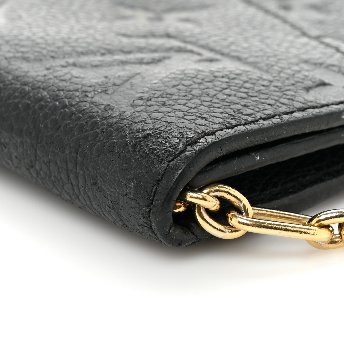 LOUIS VUITTON Empreinte Key Pouch Black