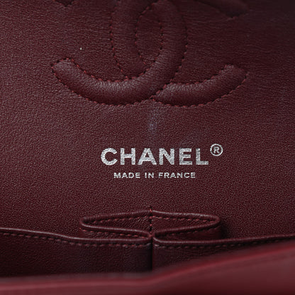 Chanel Lambskin Quilted Small Double Flap Dark Red 6 of 9