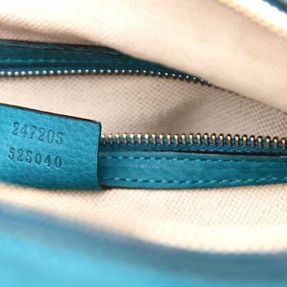 Gucci Monogram Vintage Web Medium Boston Teal 6 of 9