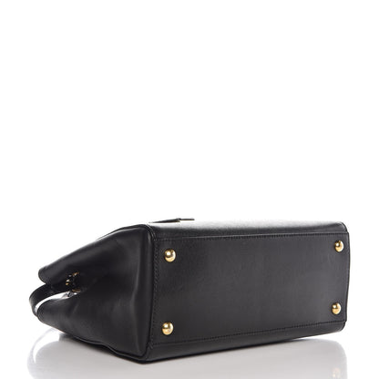 Fendi Vitello Elite Petite 2Jours Tote Black 4 of 8