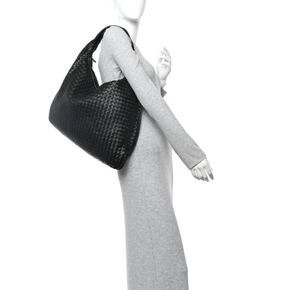Bottega Veneta Nappa Intrecciato Maxi Veneta Hobo Black 2 of 10