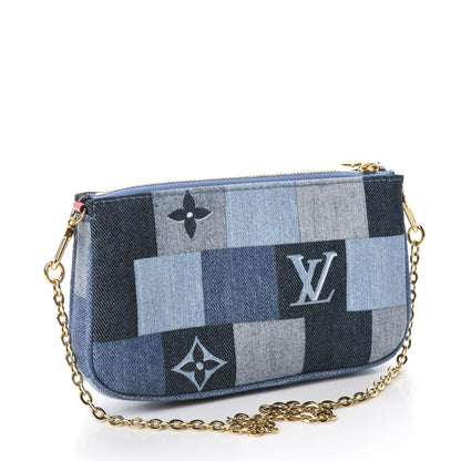 Louis Vuitton Denim Multi Pochette Accessories Mini Pochette 3 of 10