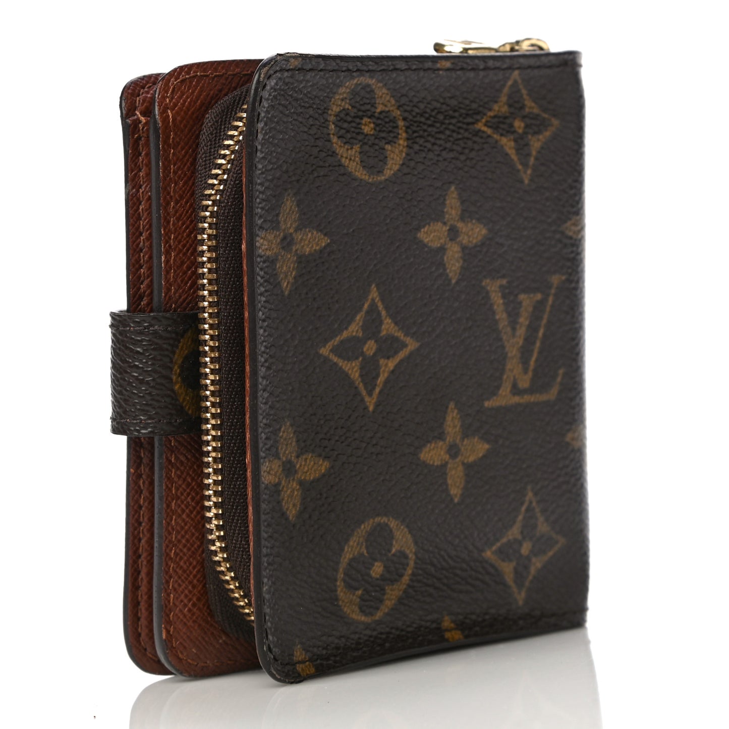 Monogram Compact Zippe Zipped Wallet