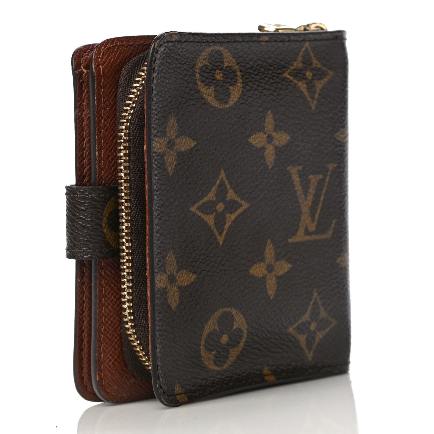 Louis Vuitton Monogram Compact Zippe Zipped Wallet 3 of 14