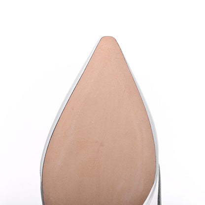 Jimmy Choo Kid PVC Erin Slingback Flats 39 White 9 of 9