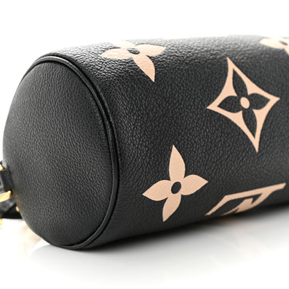 Louis Vuitton Empreinte Monogram Giant Papillon BB Black Beige 8 of 9