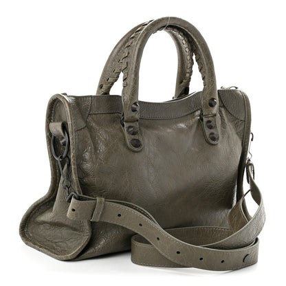 Balenciaga Agneau Arena Classic Hardware Small Le City Army Green 3 of 10