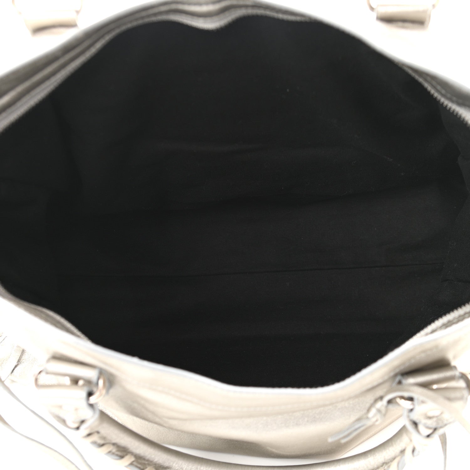 Balenciaga Agneau Classic Silver Hardware City Silver 5 of 10