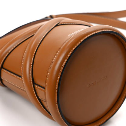 Alexander McQueen Calfskin The Curve Small Shoulder Bag Tan 11 of 13