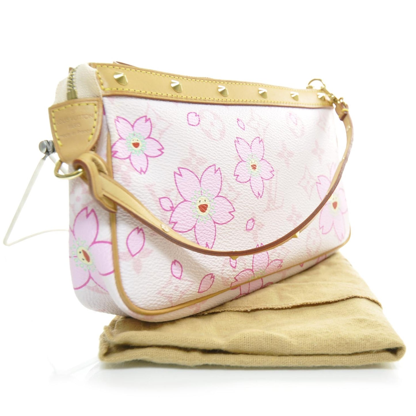 Monogram Cherry Blossom Pochette Accessories Pink