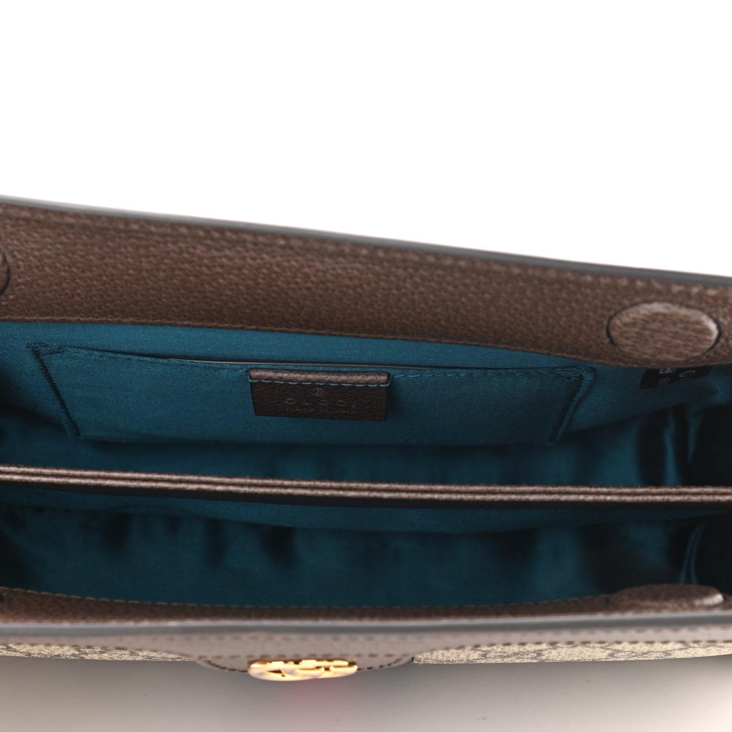 Gucci GG Supreme Monogram Web Small Ophidia Chain Shoulder Bag Brown 5 of 10