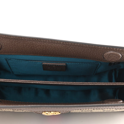 Gucci GG Supreme Monogram Web Small Ophidia Chain Shoulder Bag Brown 5 of 10