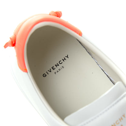 Givenchy Calfskin Womens Urban Street Sneakers 37.5 White Neon Pink 9 of 12