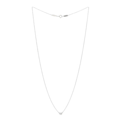 Tiffany Platinum Diamond .10ct Elsa Peretti Diamonds by the Yard Pendant Necklace 3 of 4
