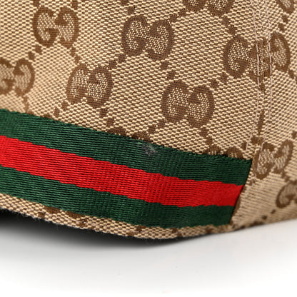 Gucci Monogram Web Baseball Hat L Beige Cocoa 10 of 10
