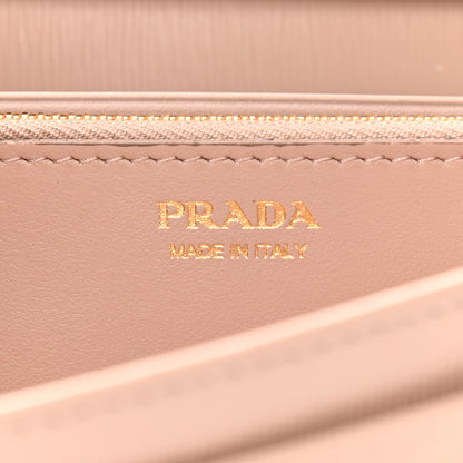 Prada Vitello Move Metal Oro Chain Wallet Cipria 4 of 8