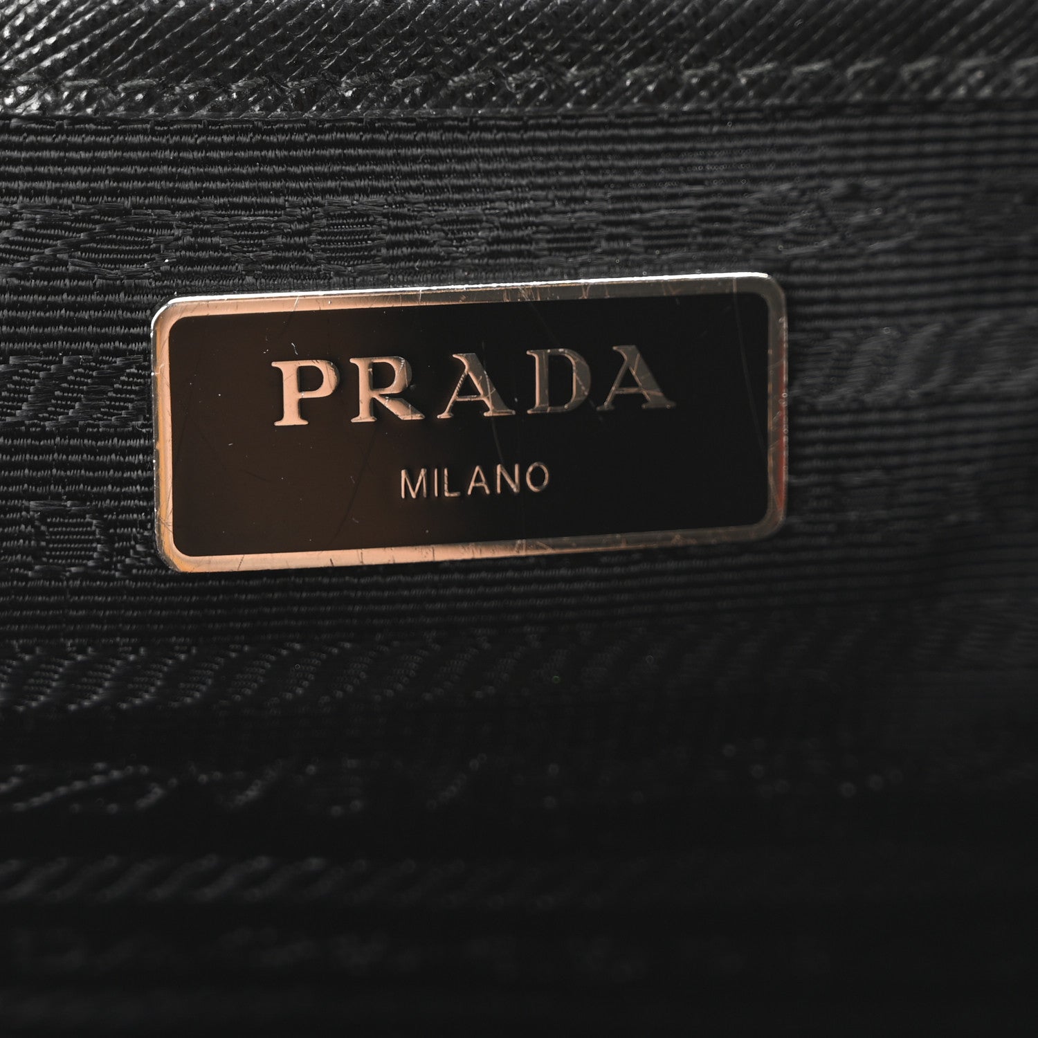 Prada Re-Nylon Vela Saffiano Medium Backpack Black 7 of 10