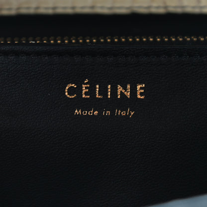 Celine Lizard Medium Classic Box Flap Bag Natural 6 of 9