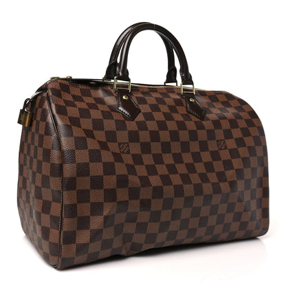 Louis Vuitton Damier Ebene Speedy 35 3 of 11