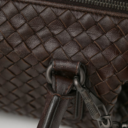 Bottega Veneta Nappa Intrecciato Maxi Convertible Tote Ebano 12 of 13