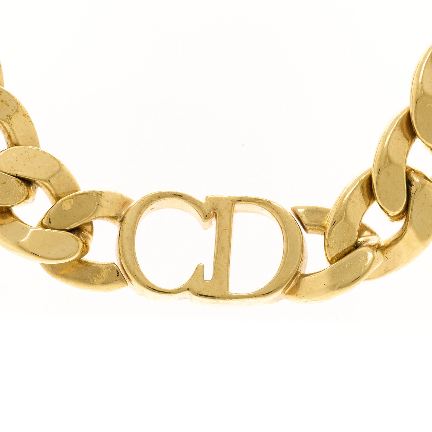 Metal Danseuse Etoile Chain Choker Necklace Gold