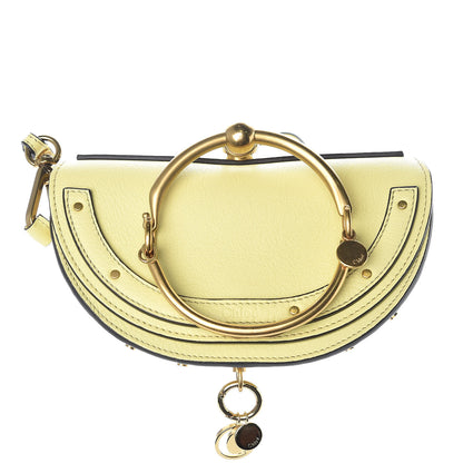 Chloe Calfskin Small Nile Bracelet Minaudiere Bag Lemonade 1 of 8