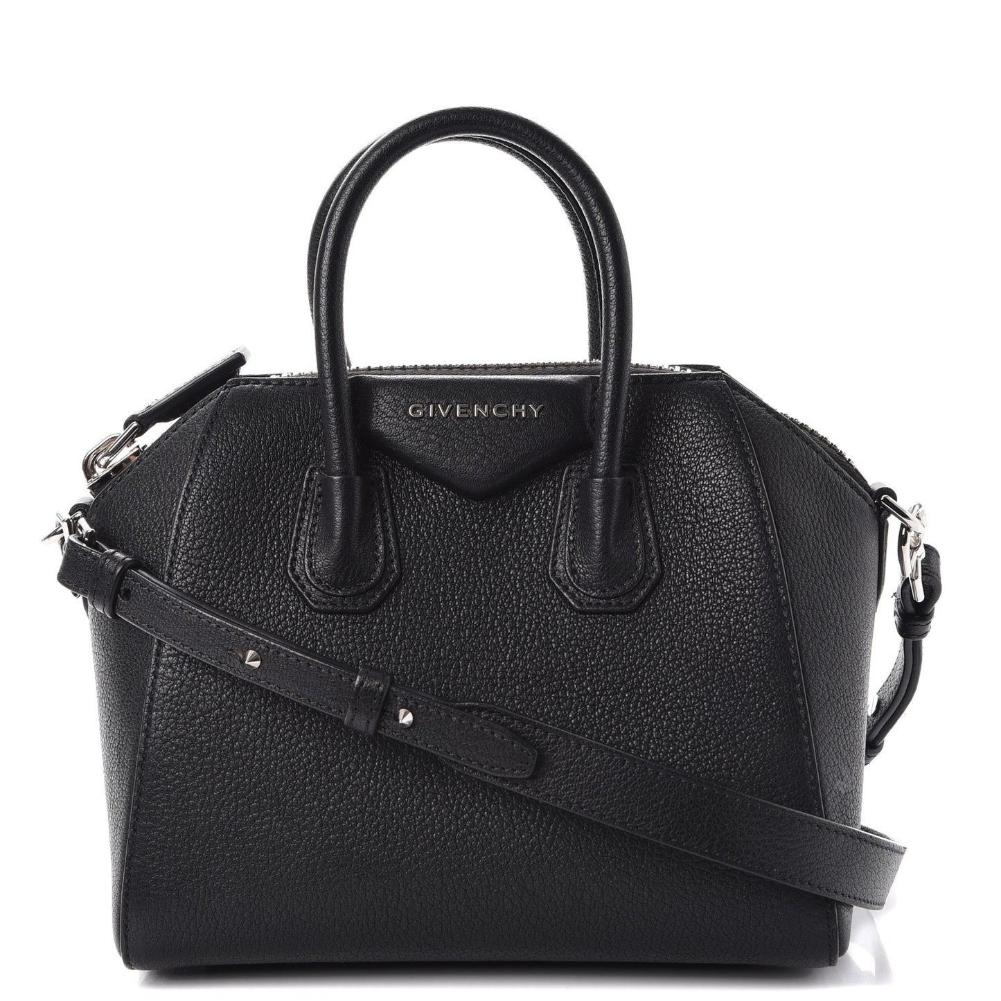 Sugar Goatskin Mini Antigona Black