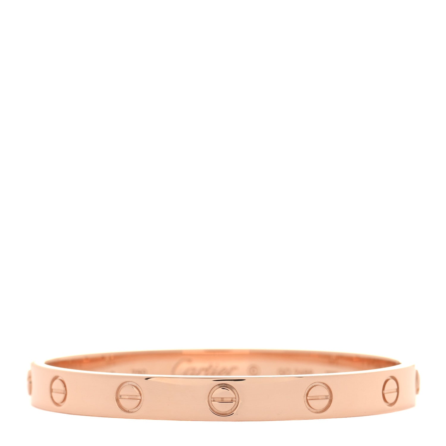 Cartier 18K Pink Gold LOVE Bracelet 16 1 of 8